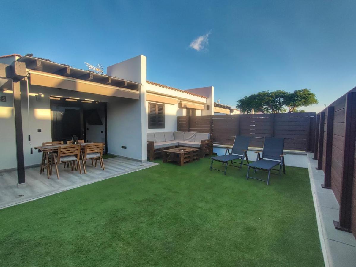 Bungalow Maspalomas Golf Con Jacuzzi, Piscina Y Jardin San Bartolomé Eksteriør billede