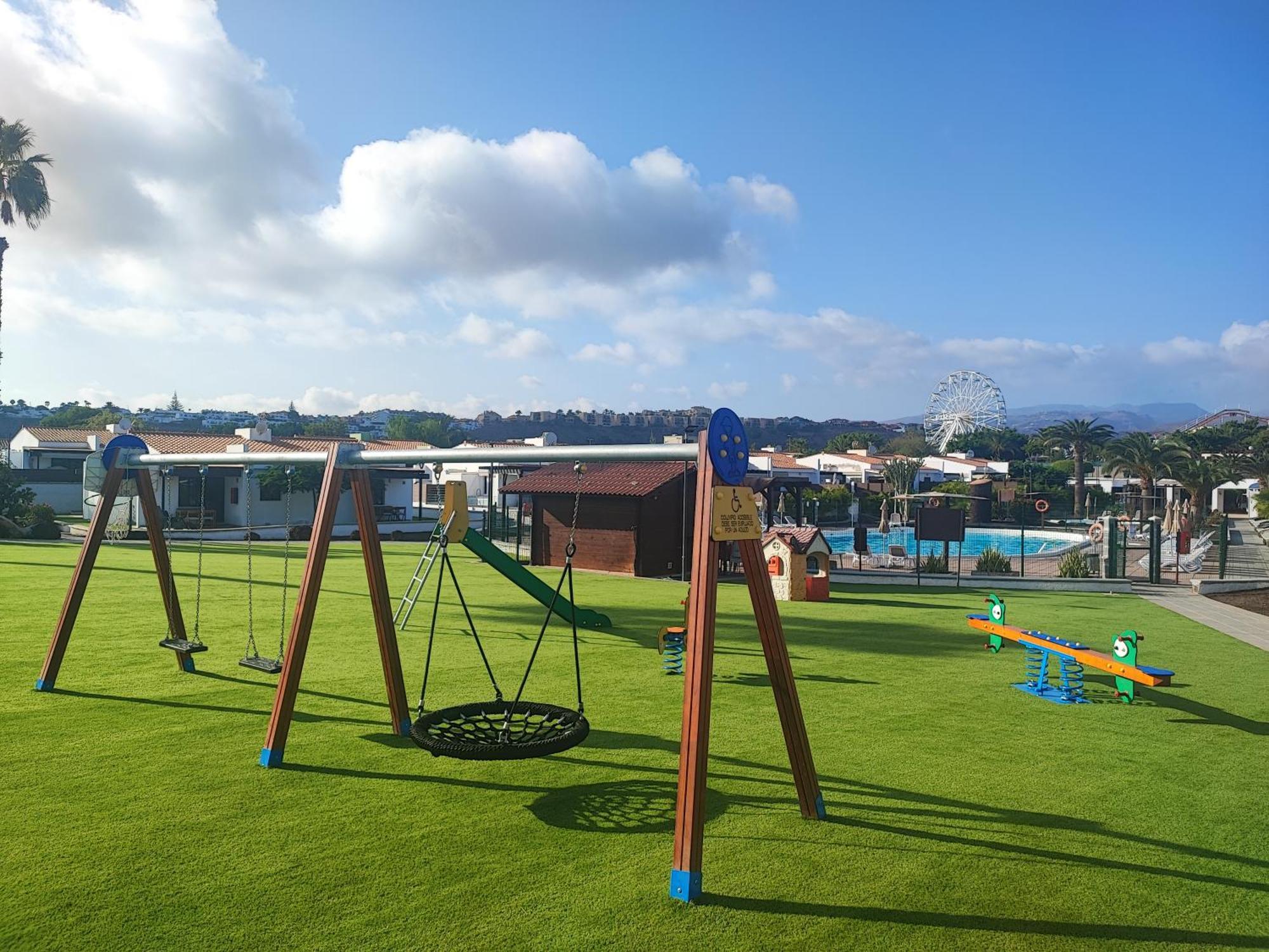 Bungalow Maspalomas Golf Con Jacuzzi, Piscina Y Jardin San Bartolomé Eksteriør billede