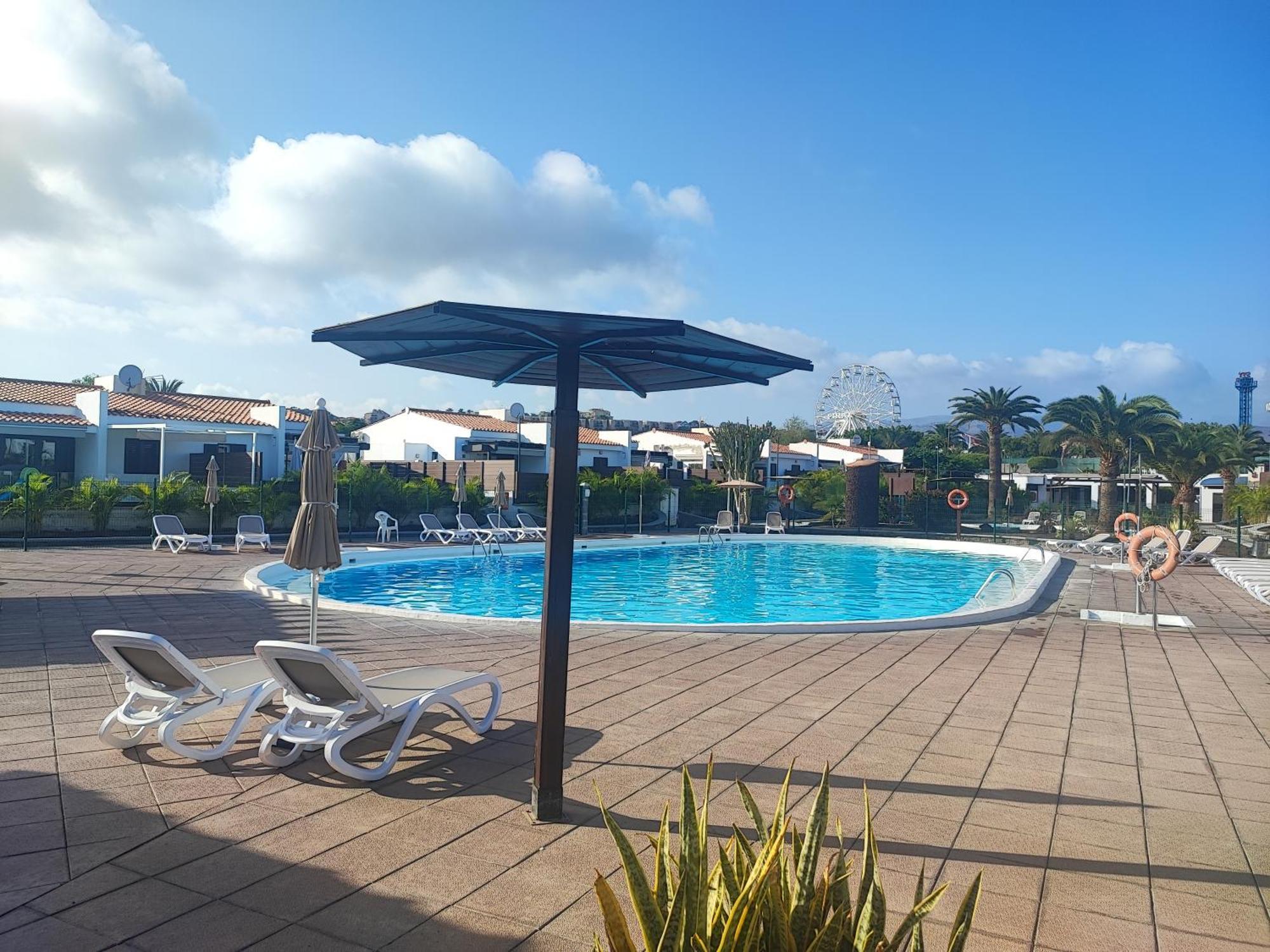 Bungalow Maspalomas Golf Con Jacuzzi, Piscina Y Jardin San Bartolomé Eksteriør billede